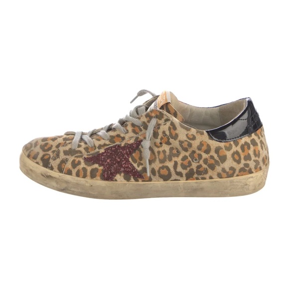❤️Golden Goose Leopard Superstar Sneakers❤️ - Picture 1 of 5